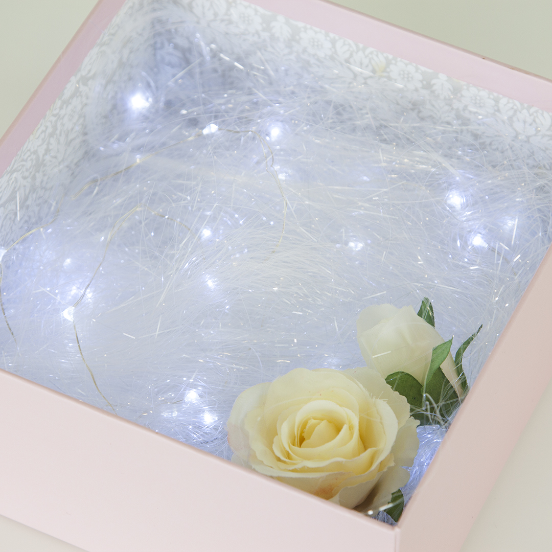 Светодиодная гирлянда, Роса 30 Led, IP14, 3 м. Белый, 1 шт.