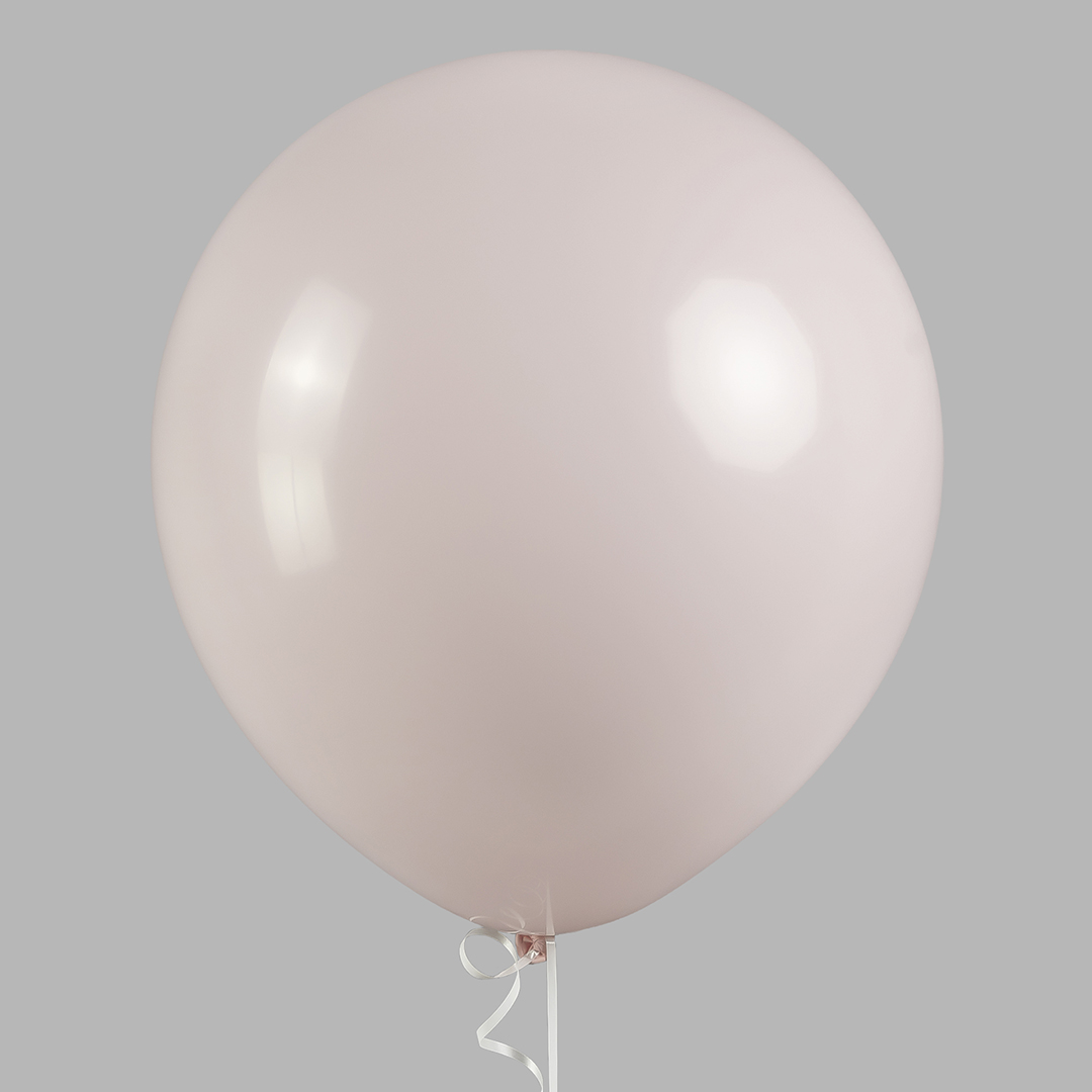 Шар (18''/46 см) Нежно-розовый, макарунс, 10 шт.