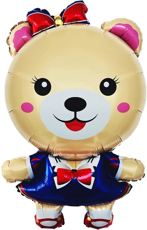 Шар (34''/86 см) Фигура, Мишка Малышка, 1 шт.