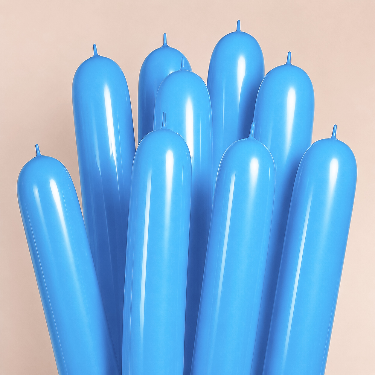 Шар (6''/15 см) ШДМ, Голубой (040), пастель, 20 шт.