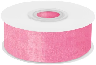 Лента органза (2,5 см*22,85 м) Нежно-розовый, 1 шт.