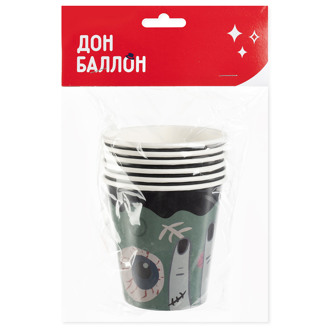 Стаканы (250 мл) Мрачная стори, Бон Аппетит, 6 шт.