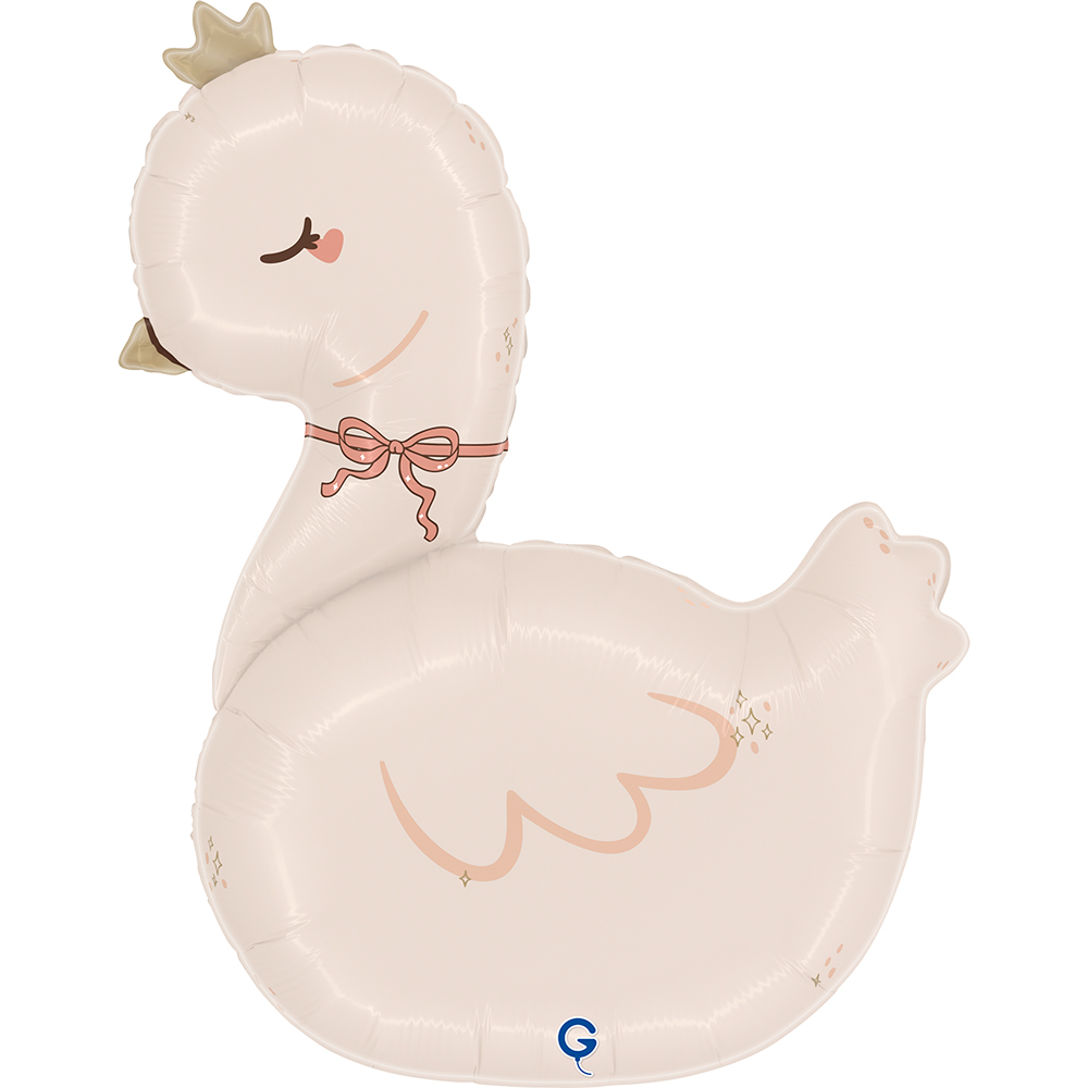 Шар (30''/76 см) Фигура, Маленький лебедь, 1 шт. в уп.