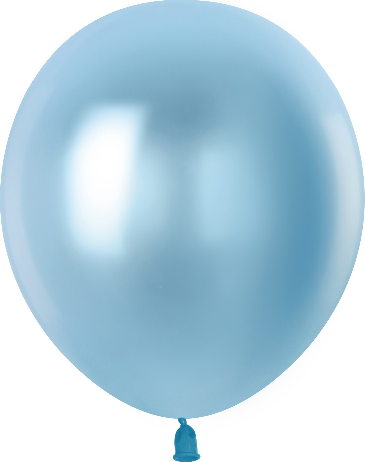 Шар (12''/30 см), Голубой, металлик, 100 шт.