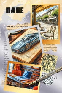 Открытка, Папе (вдохновляющие картинки), Металлик, 12,2*18,2 см, 10 шт.