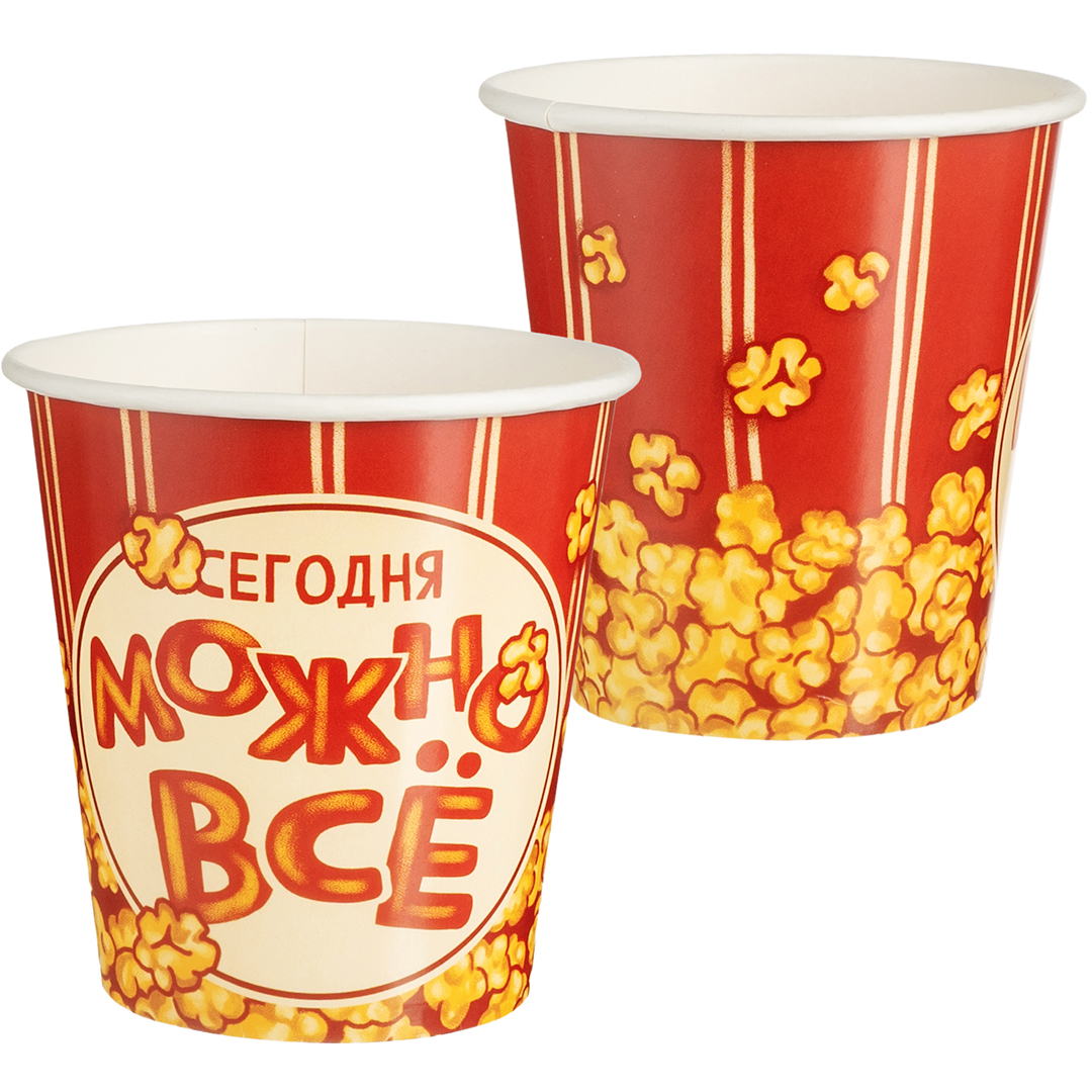 Стаканы (250 мл) Фастфуд, 6 шт.