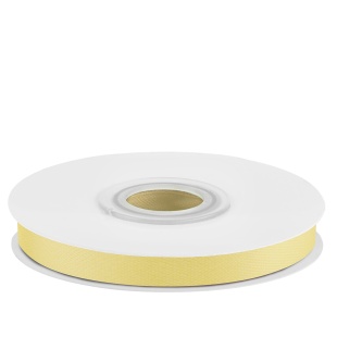 Лента атласная (0,7 см*22,85 м) Нежно-желтый, 1 шт.