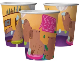 Стаканы (250 мл) Капибара, 6 шт.