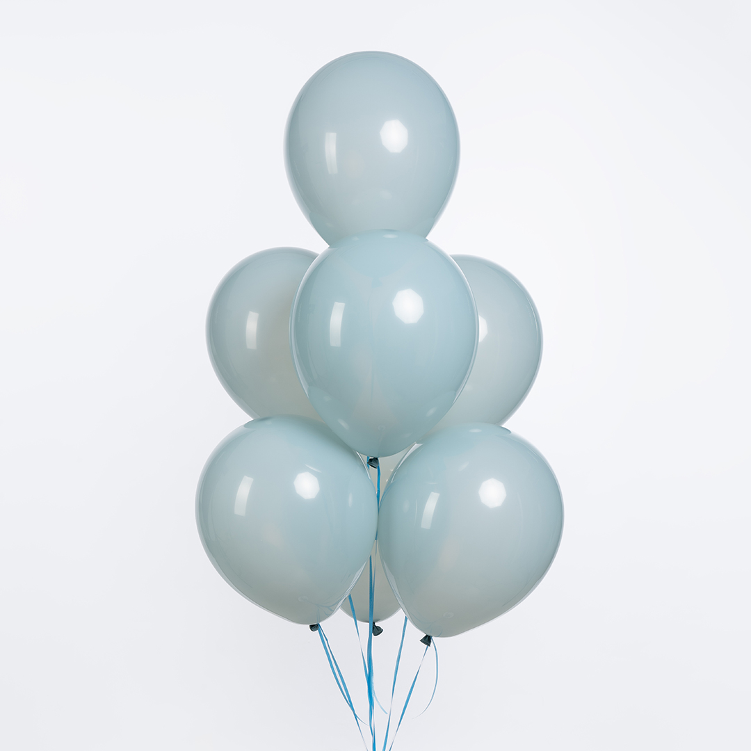 Шар (12''/30 см), Пыльная мята, пастель ретро, 100 шт.