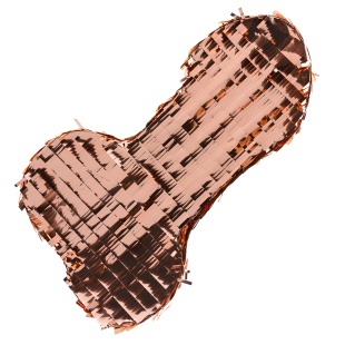 Пиньята на Девичник, Розовое Золото, Металлик, 51*30*10 см, 1 шт. в упак. 