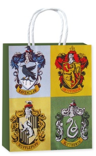 Пакет подарочный, Крафт 120гр, Волшебная школа, Дизайн №5, 21*15*8 см, 1 шт.