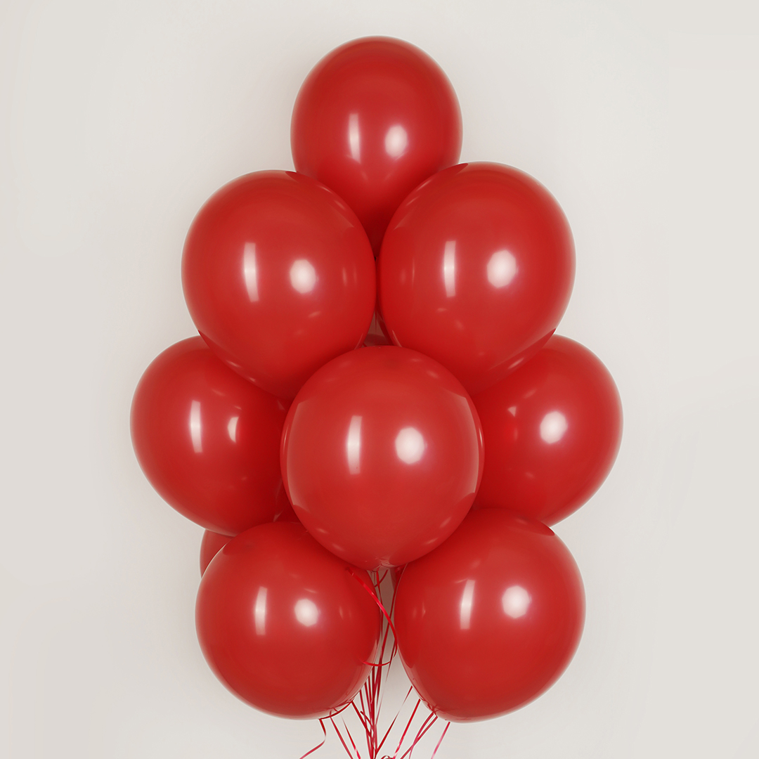 Шар (12''/30 см) Королевский красный (016), пастель, 50 шт.