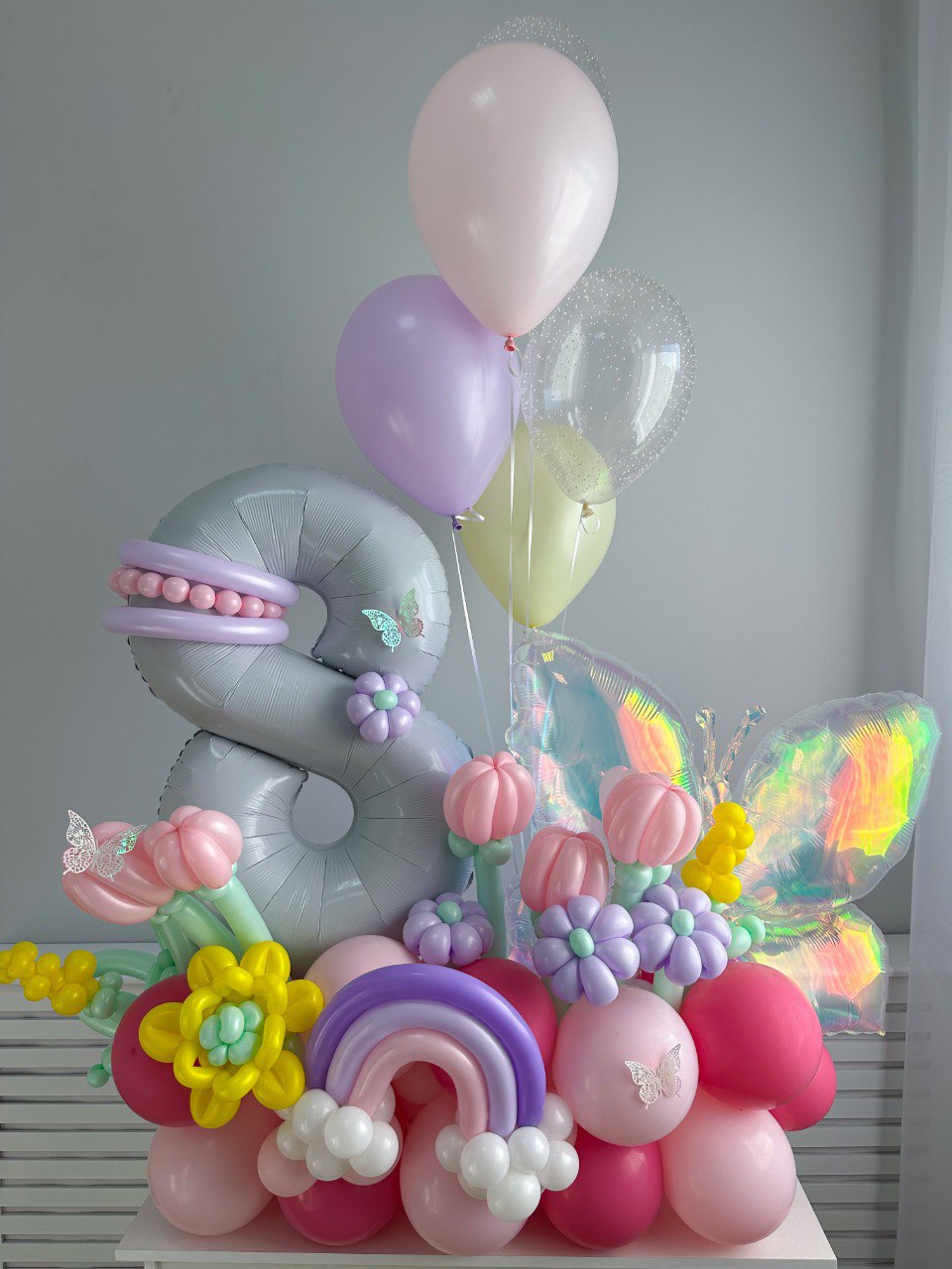 Шар (12''/30 см) Нежно-розовый, макарунс, 100 шт.
