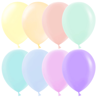 Шар (5''/13 см), Ассорти, макарунс, 100 шт.