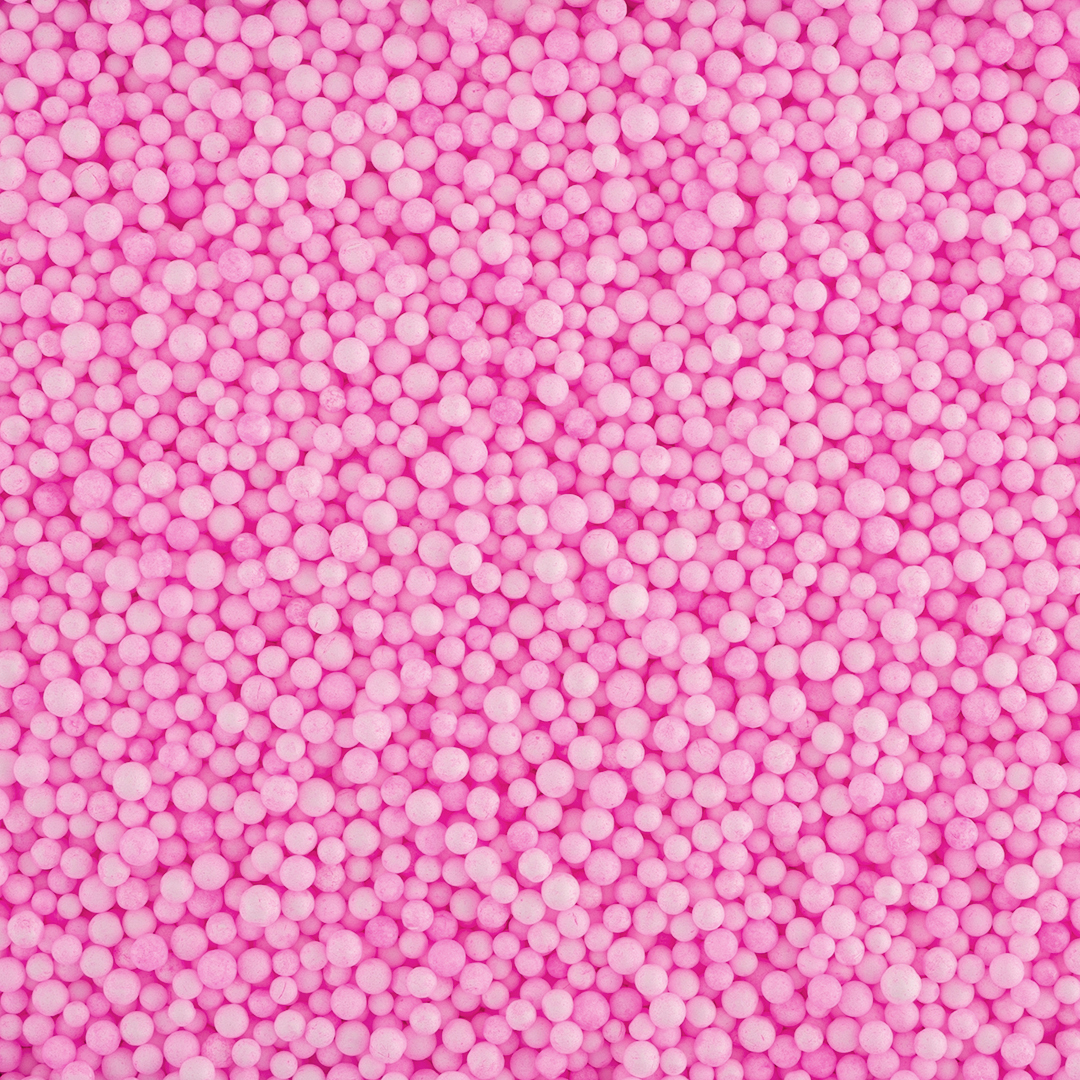 Шарики пенопласт, Розовый, 2-4 мм, 10 гр.
