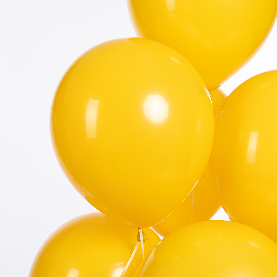 Шар (12''/30 см), Медово-желтый, пастель ретро, 100 шт.