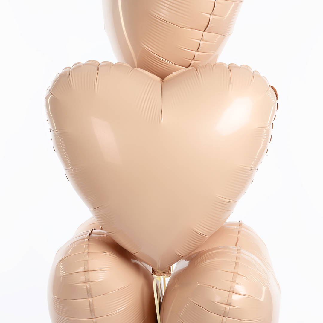 Шар (19''/48 см) Сердце, Мистик, Тон, Сатин, 1 шт.