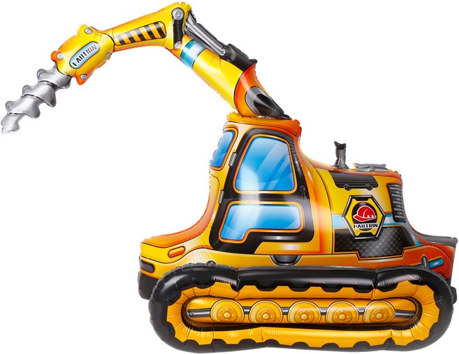 Шар (40''/102 см) Фигура 3D, Строительный бур, 1 шт. в уп.