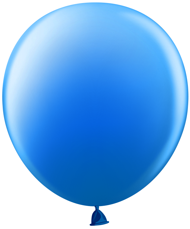 Шар (18''/46 см), Синий, пастель, 25 шт.