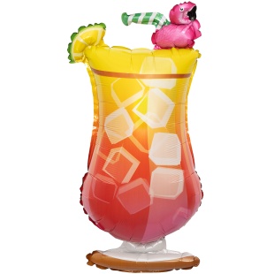 Шар (30''/76 см) Фигура, Коктейль со льдом, 1 шт. в уп.