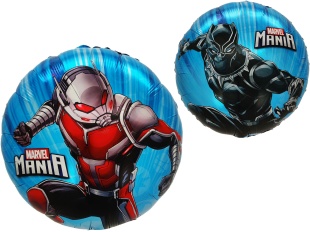 Шар (18''/46 см) Круг, Герои Защитники, Дизайн №5, 1 шт. в уп.