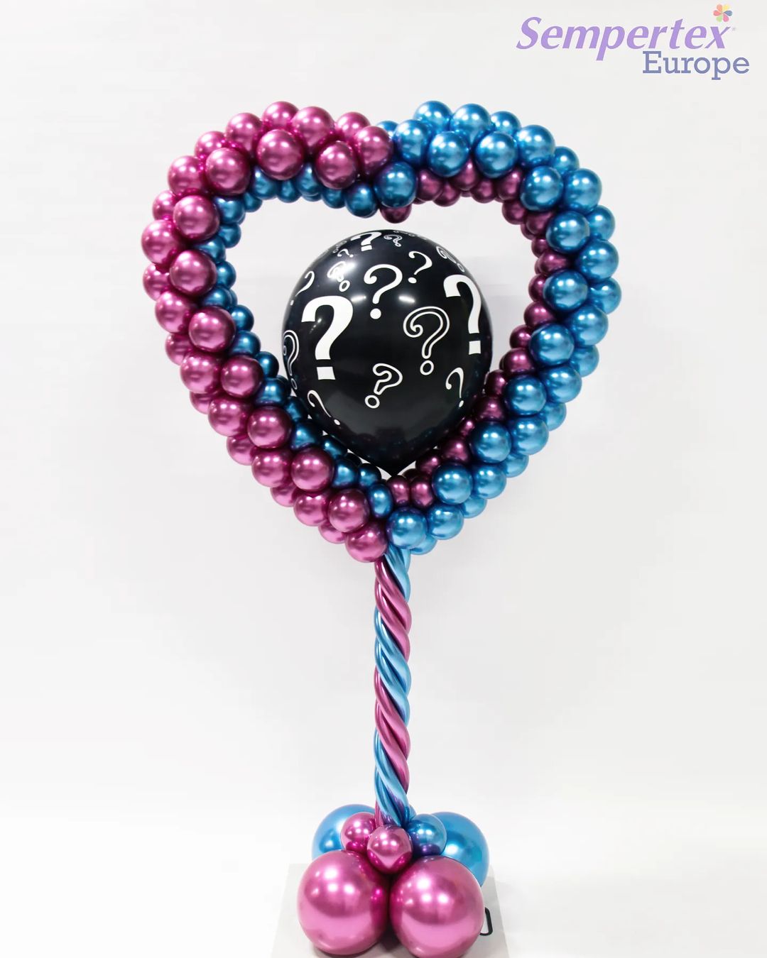 Шар (5''/13 см) Reflex, Зеркальный блеск, Фуше (912), хром, 50 шт.