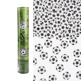 Пневмохлопушка (12/30 см), Футбол, Мячи бумага, 1 шт.