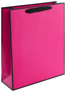 Пакет подарочный, 230гр, Премиум, Фуксия, 40*30*12 см, 1 шт.