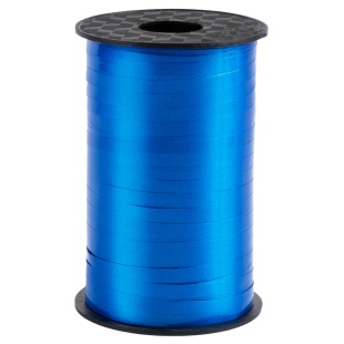 Лента полипропиленовая (0,5 см*250 м) Ярко-синий, Лаковый, 1 шт.