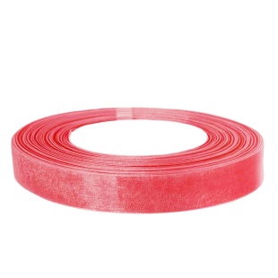 Лента органза (1,2 см*22,85 м) Ярко-розовый, 1 шт.