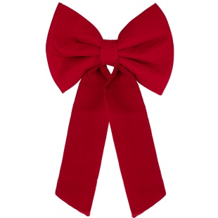 Декоративный бант Нарядный велюр, Винный, 40*70 см, 1 шт. в упак. 