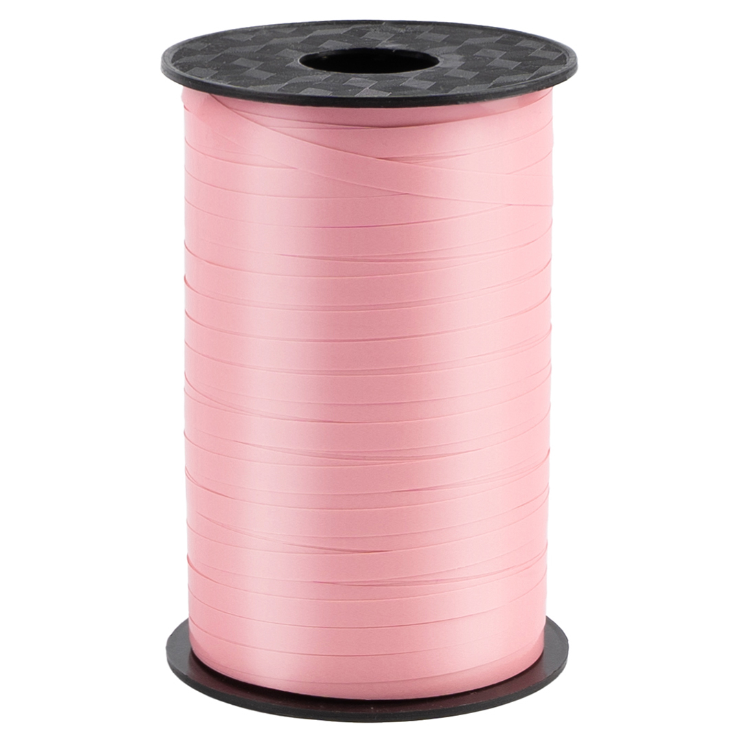 Лента полипропиленовая (0,5 см*250 м) Розовый, Лаковый, 1 шт.