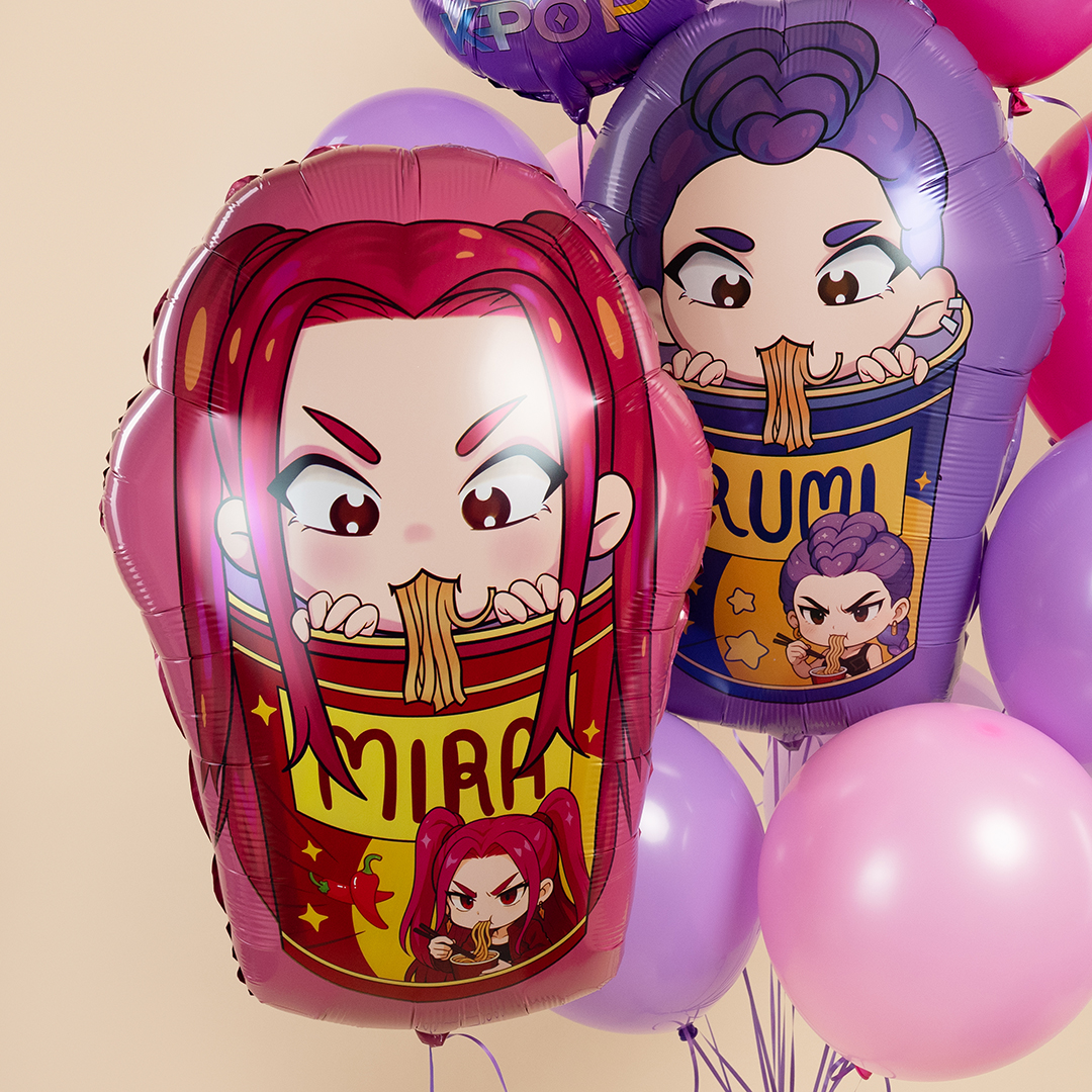 Шар (33''/84 см) Фигура, Девочки Аниме, Дизайн №1, 1 шт.