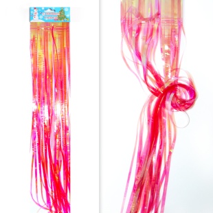 Гирлянда Дождик, Красный, Неон, 20*50 см, 1 шт.