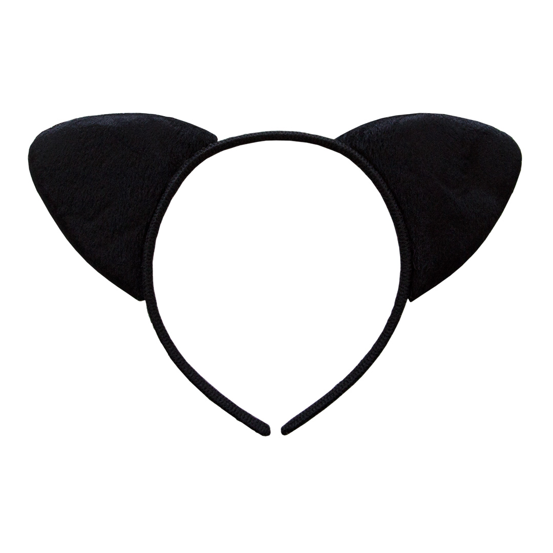 Ободок Кошечка, Черный, 1 шт. 