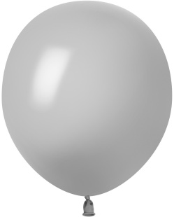 Шар (12''/30 см), Серый, пастель ретро, 100 шт.