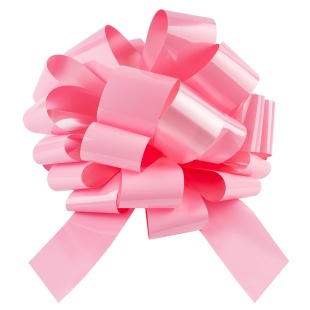 Бант Шар, Розовый, Лаковый, 36 см, 1 шт. в упак. 