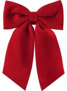 Декоративный бант Нарядный, Винный, 40*70 см, 1 шт. в упак. 