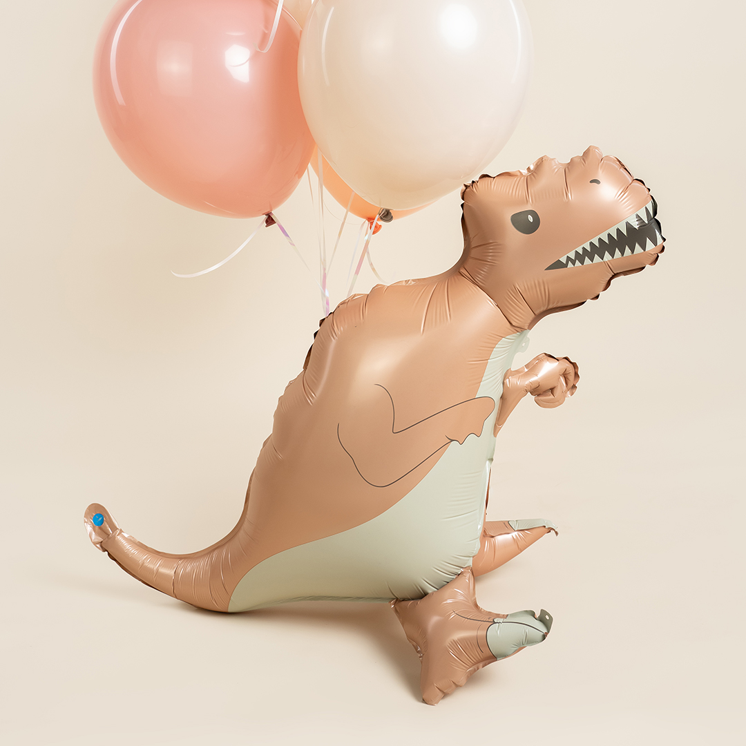 Шар 3D (37''/94 см) Фигура, Динозавр Тираннозавр, Сатин, 1 шт.