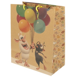 Пакет подарочный, Крафт, Буба, Чудо Праздник, 45*33,5*15 см, 1 шт.