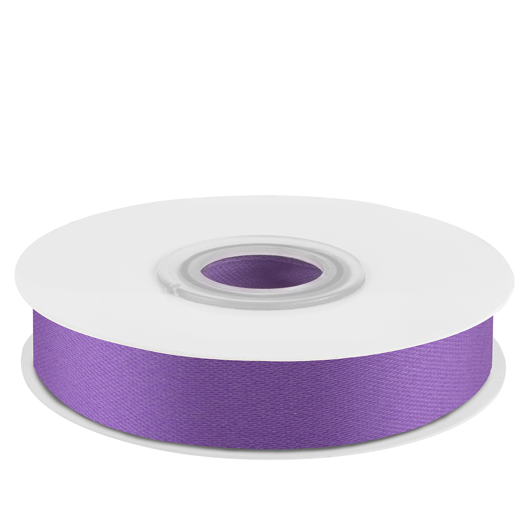 Лента атласная (1,2 см*22,85 м) Лаванда, 1 шт.
