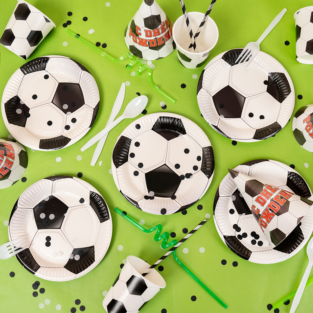 Колпаки, Футбол, 6 шт. в упак. 