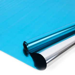 Упаковочная пленка 30мкм (0,6*8,5 м) Бирюзовый, Металлик, 1 шт.