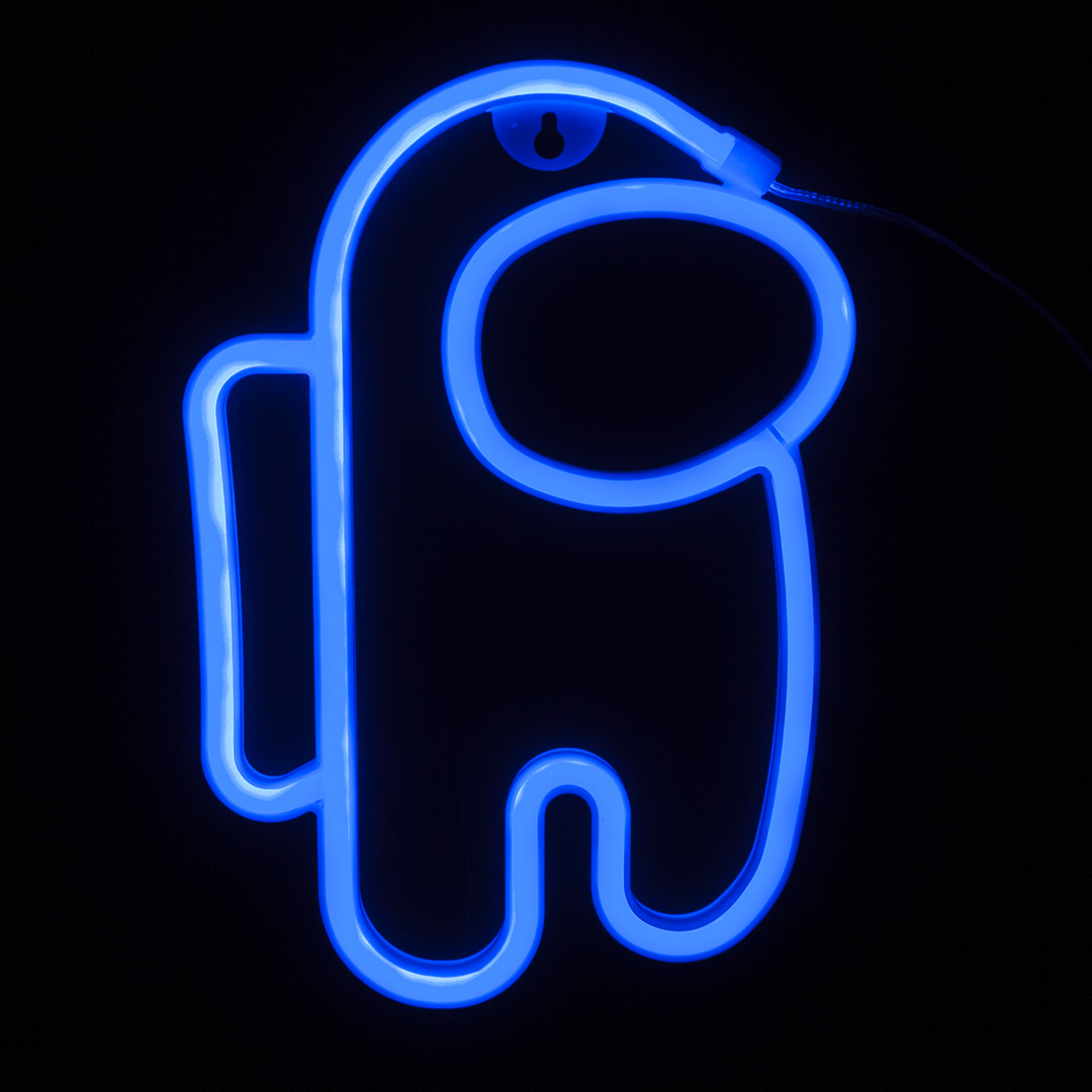 Световая фигура Космонавт, 18*25,5 см. Синий, 1 шт.