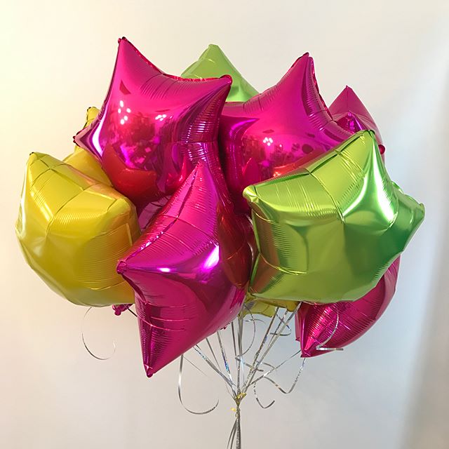 Шар (18''/46 см) Звезда, Лайм, 1 шт.