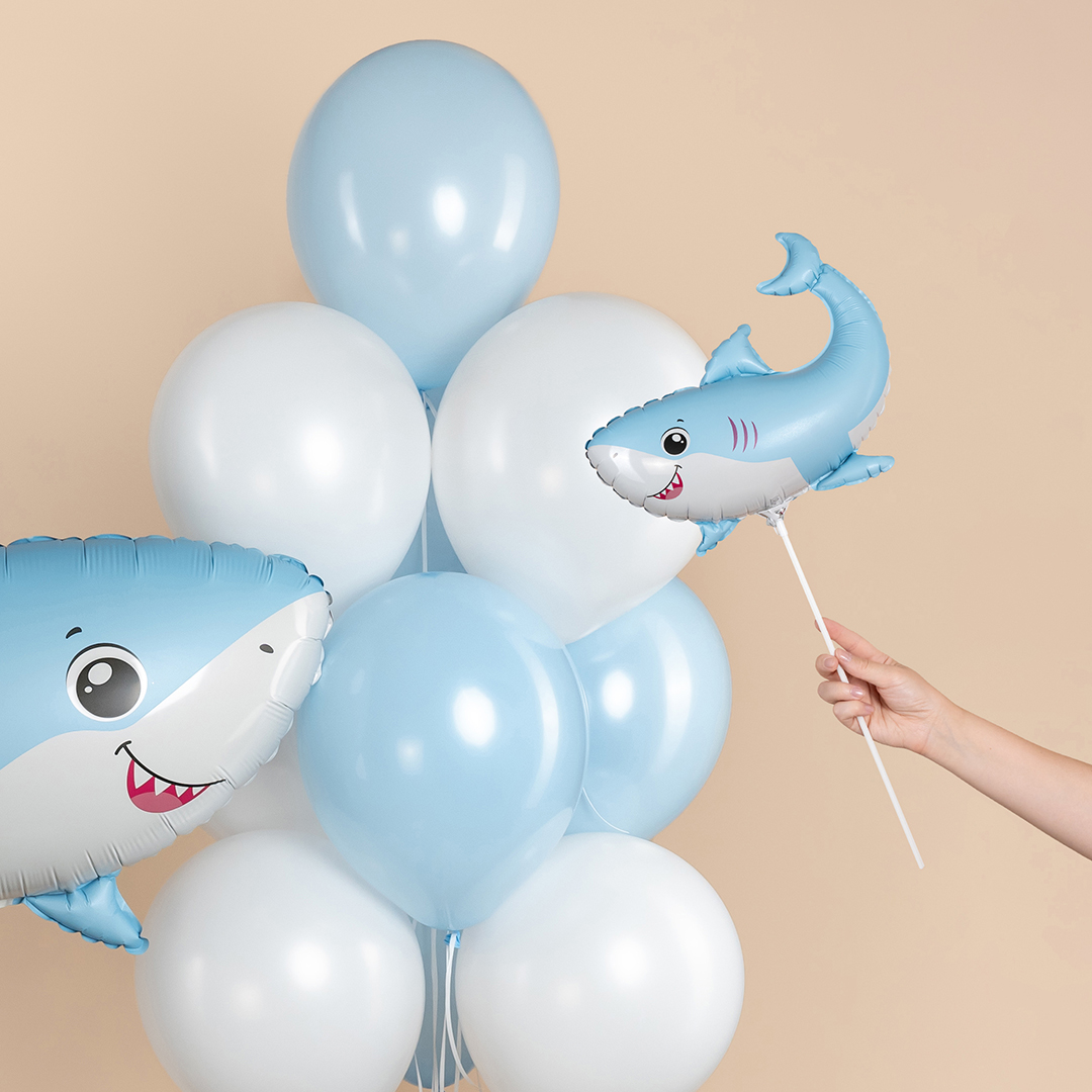 Шар (13''/33 см) Мини-фигура, Акула, 1 шт.