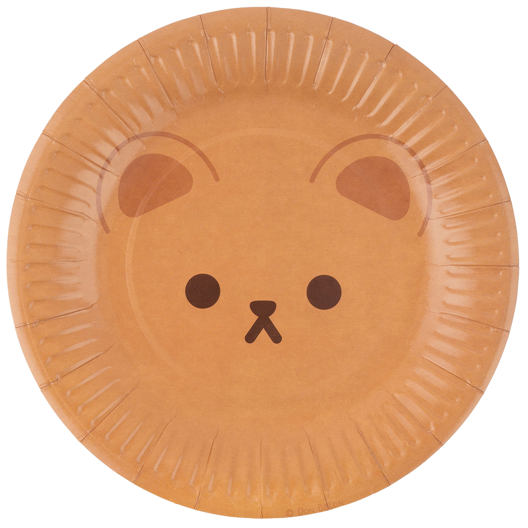 Тарелки (7''/18 см) Медвежонок, 6 шт.