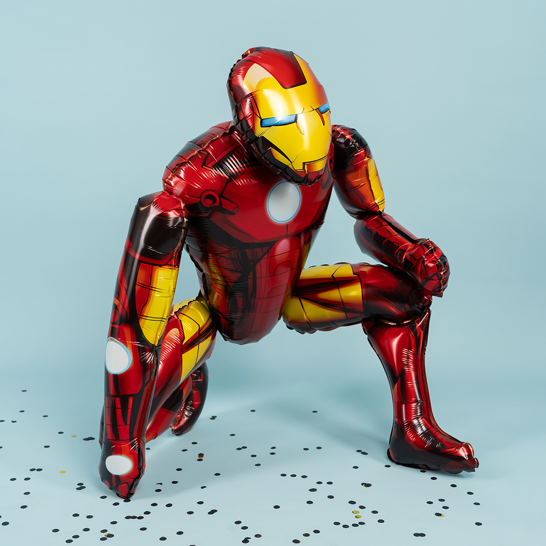 Шар 3D (27''/69 см) Фигура, Железный человек, 1 шт. в уп.