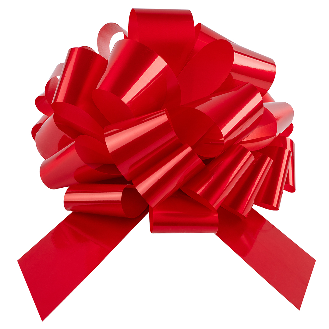 Бант Шар, Красный, Лаковый, 36 см, 1 шт. в упак.  Бант Шар, Красный, Лаковый, 36 см, 1 шт. в упак.