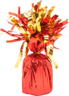 Грузик Конус, Красный/Золото, Металлик, 1 шт.